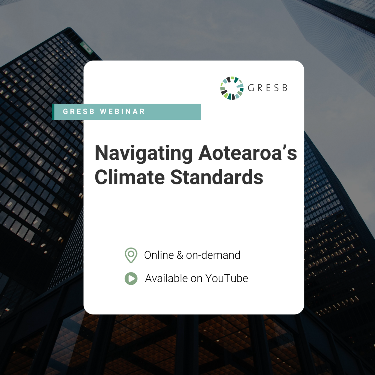 Navigating Climate Standards In Aotearoa New Zealand And Australia - Gresb