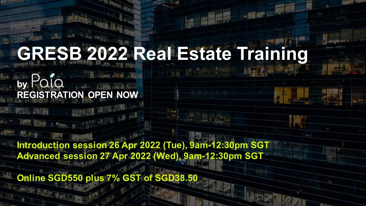 GRESB 2022 Real Estate Training Paia