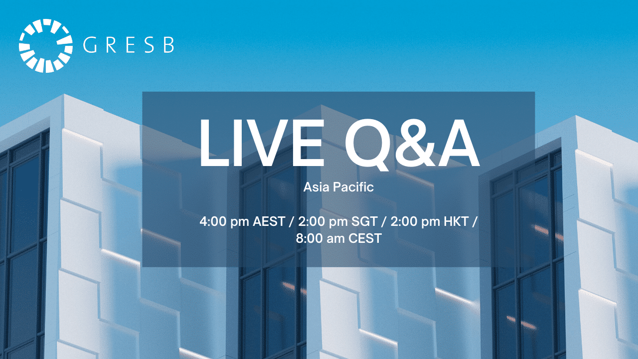 Live Q&A for the Real Estate Assessment Asia