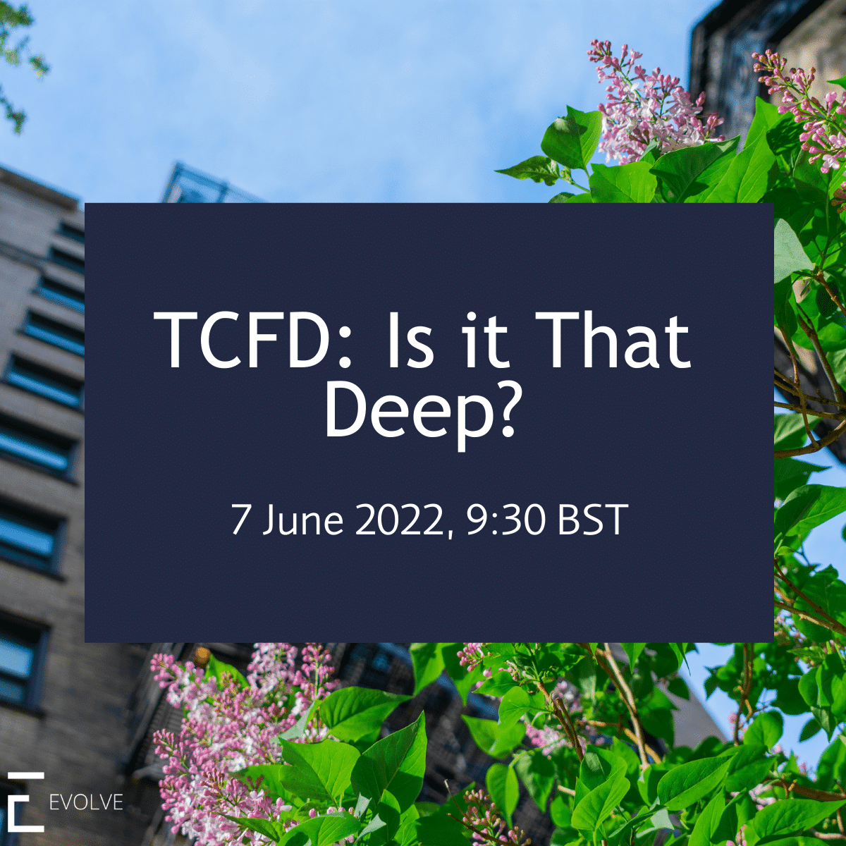 TCFD Is it That Deep